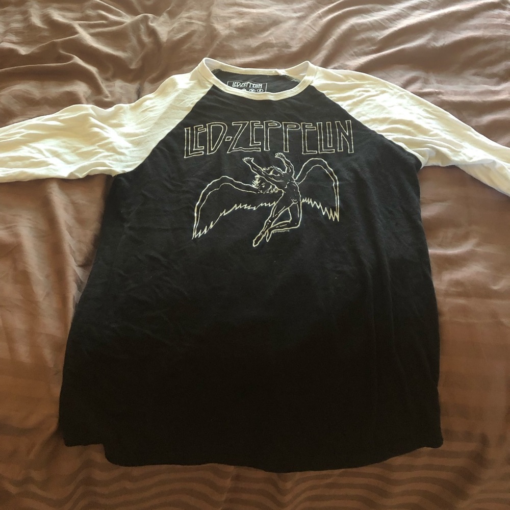 led zeppelin baseball tee